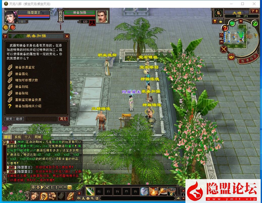 隐盟最新整理精品怀旧网单【天龙八部之紫金天龙怀旧版】VM单机一键单机仿官无限制版 隐盟视频教程 配套紫金天龙GM工具